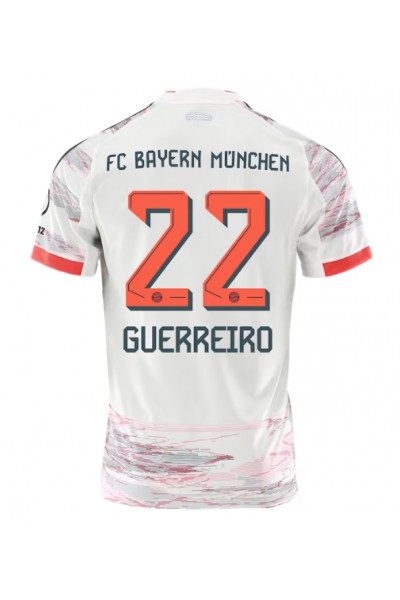 Bayern Munich Raphael Guerreiro #22 Jalkapallovaatteet Vieraspaita 2025-26 Lyhythihainen Bayern Munich Raphael Guerreiro #22 Jalkapallovaatteet Vieraspaita 2025-26 Lyhythihainen